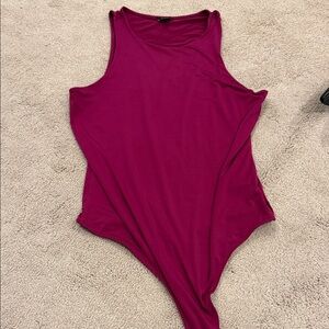 Express Magenta Sleeveless Bodysuit